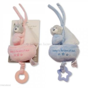 Baby Musical Boat Toy with Teether- Rabbit/Bear