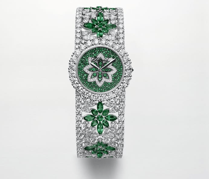 emerald diamond watch