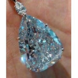 DIAMOND PEAR BRILLIANT FANCY BLUE