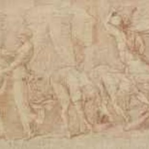 THE JEWISH PEOPLE GATHERING MANNA IN THE DESERT《RAPHAEL, RAFFAELLO SANTI 1483-1520》