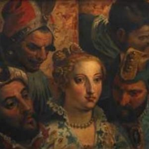 PORTRAITS OF FIGURES FROM THE MARRIAGE OF CANA BY VERONESE《EUGENE DELACROIX 1798-1863》
