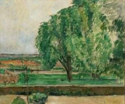 Paysage, Jas-De-Bouffan - Paul Cézanne