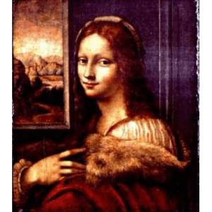PORTRAIT OF A YOUNG LADY WITH A FUR《LEONARDO DA VINCI 1452-1519》